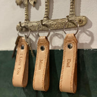 Handmade Leather Key Fob
